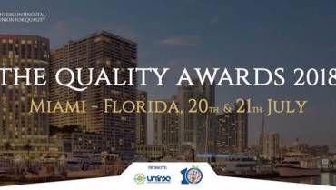 Attendance at the invitation of the 10 years of the “Quality Awards” in Miami